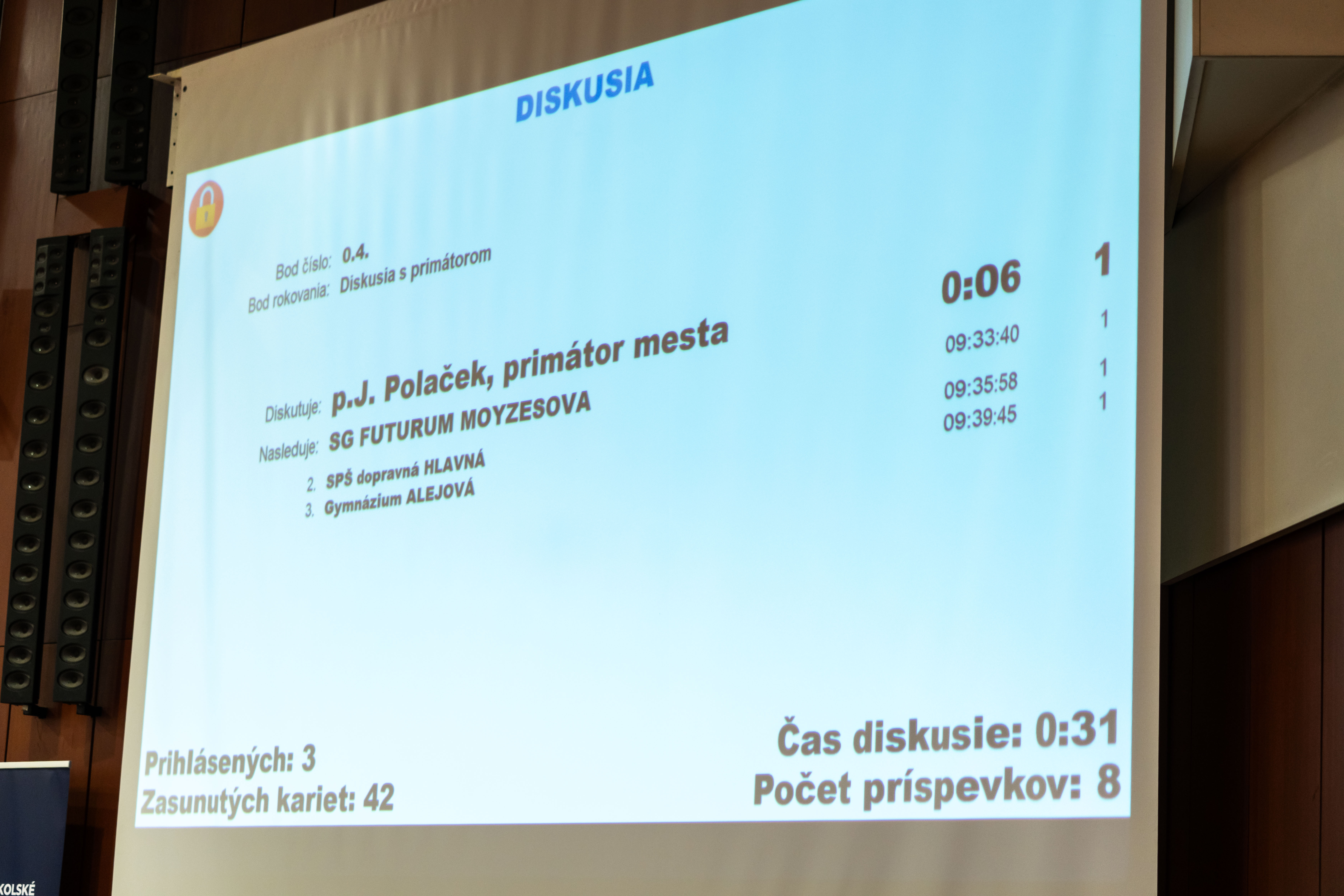 II. zasadnutie Mestskeho stredoskolskeho zastupitelstva Kosice-1-27